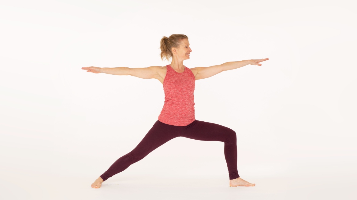 How To Do Warrior 2 Pose-Virabhadrasana II-Ekhart Yoga | Ekhart Yoga